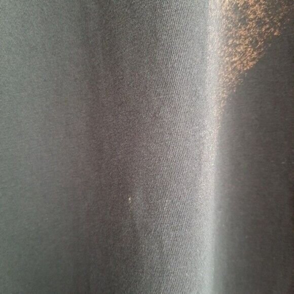 DC Comics Black Adam Lightning Bolt Black T-shirt Men's Sz L Flawed - Picture 4 of 7